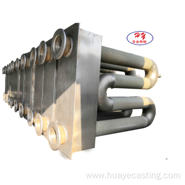 Wear corrosion resistant heat treatment casting tubes